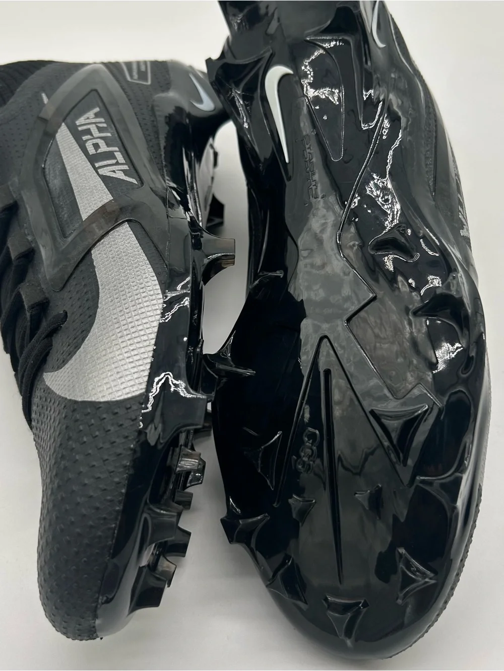 Nike Alpha Elite Black Football Cleats